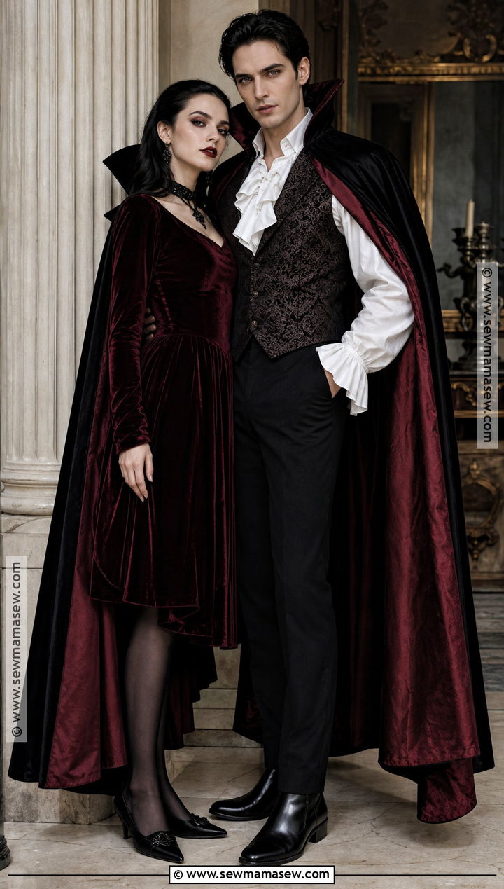Glam Vampire Couple Costume - 30 couple costumes cute