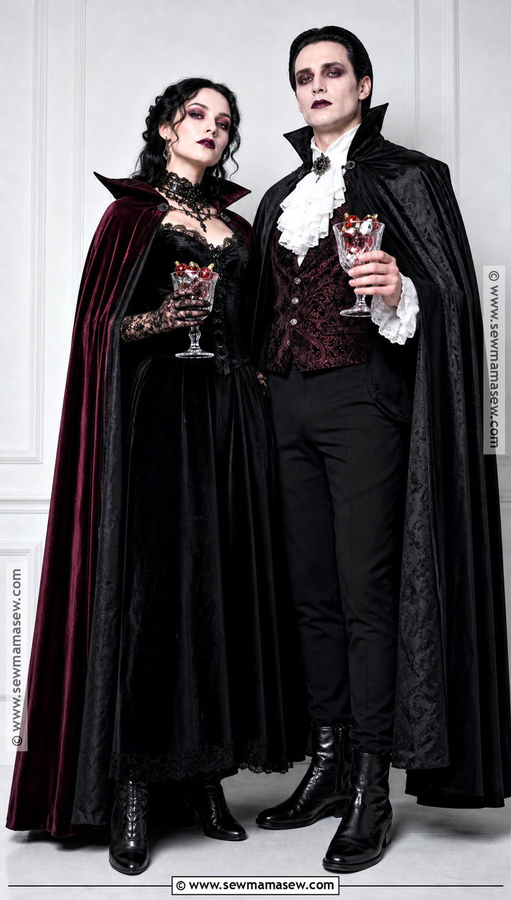 Glam Vampire Couples Costume - 35 cute couples costumes for halloween