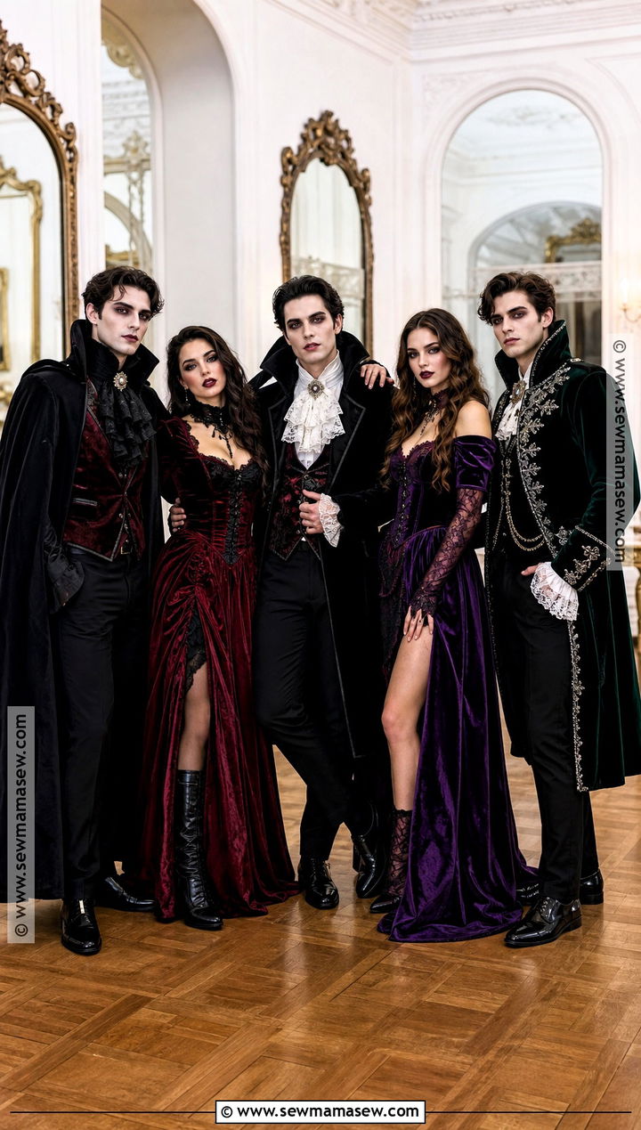 Glam Vampire Friend Group Costume - 35 halloween costumes for friends