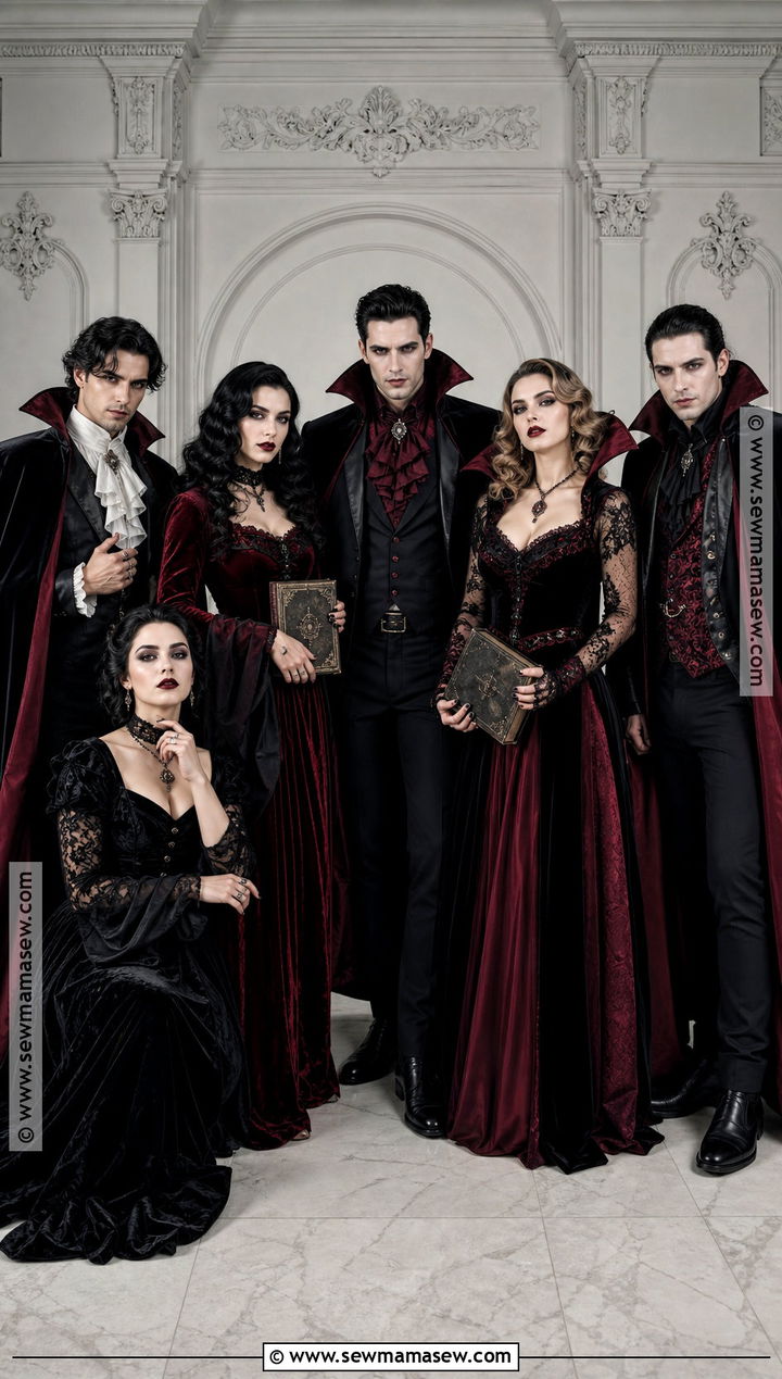 Glam Vampire Group Costume - 50 group costume ideas