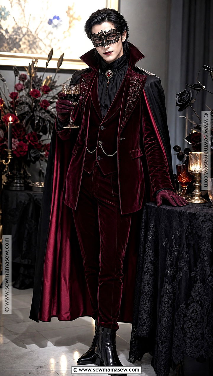 Glam Vampire Masquerade Costume - 35 masquerade halloween costumes