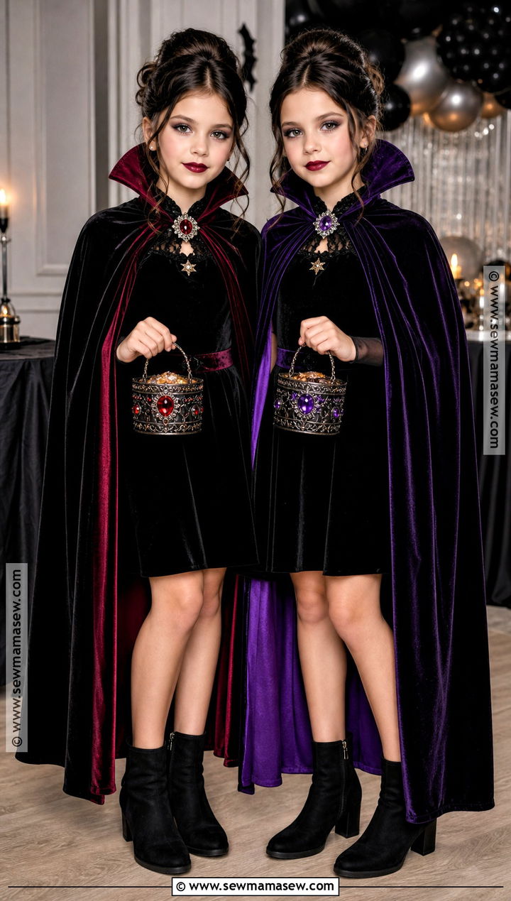 Glam Vampire Twin Costume - 35 twin costume ideas
