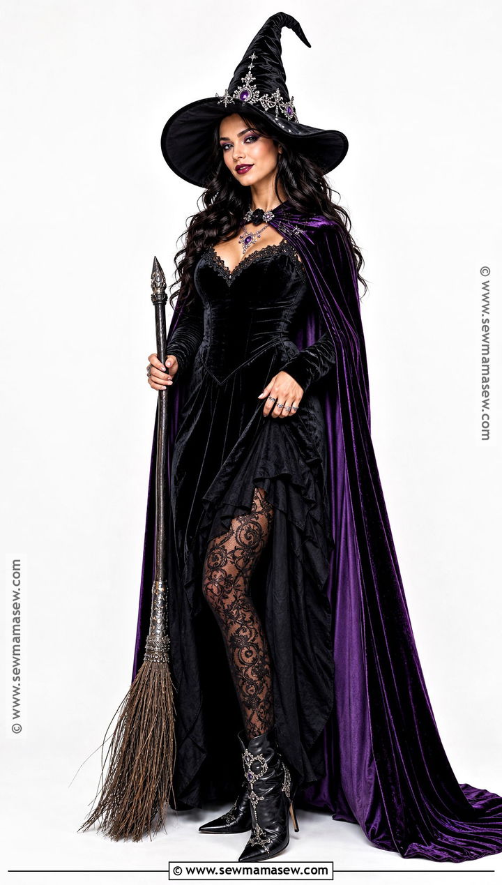 Glam Witch Costume - 30 slay halloween costumes
