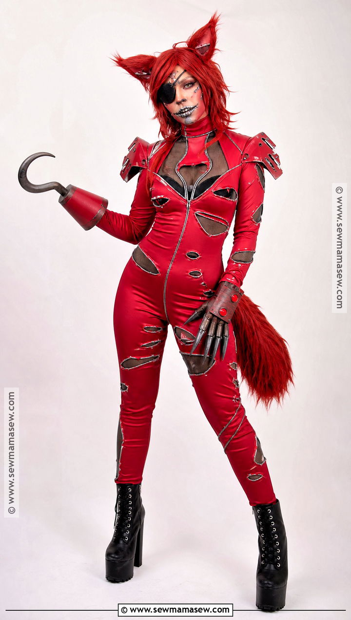 Glam Withered Foxy Cosplay - 30 withered foxy cosplay ideas