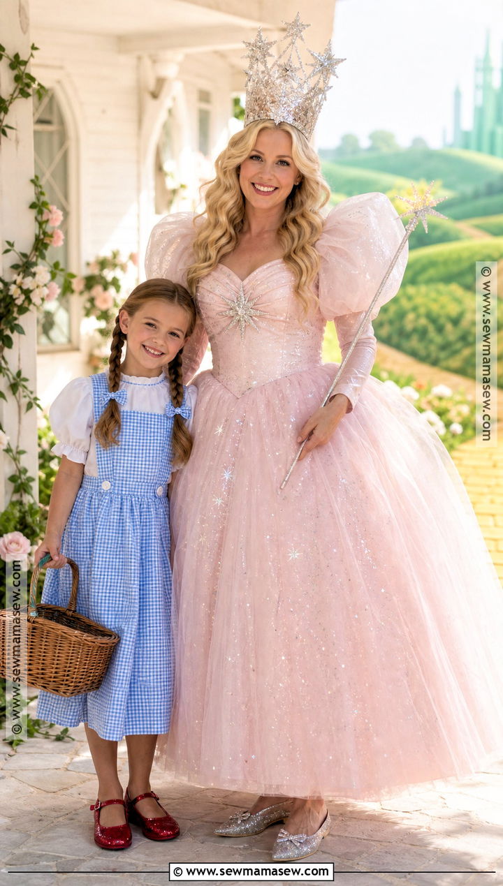 Glinda And Dorothy Costume - 35 mommy and me halloween costumes