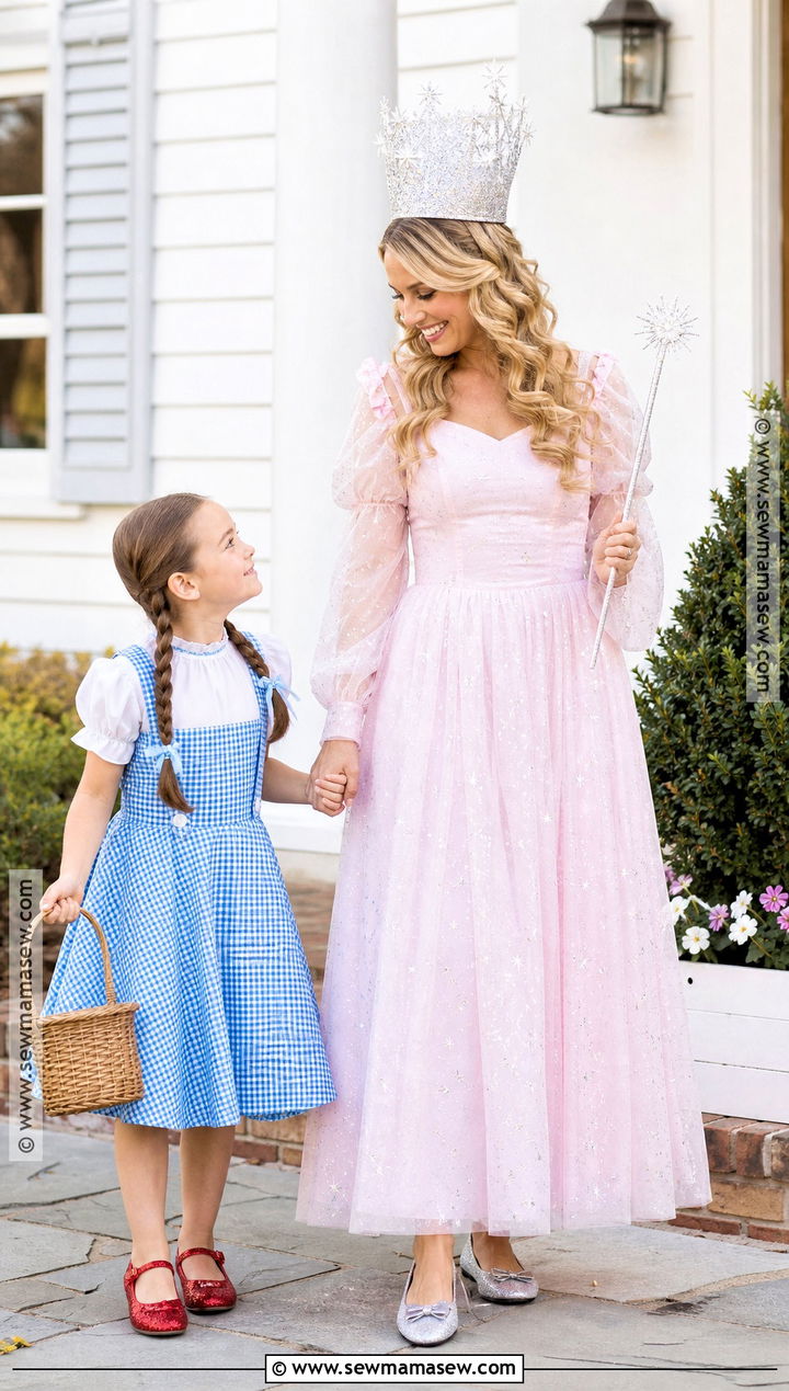 Glinda And Dorothy Costumes - 30 mom and daughter costumes