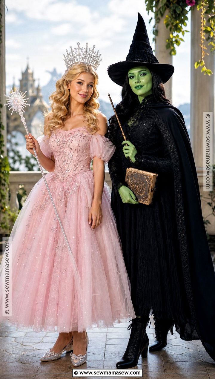 Glinda And Elphaba Bestie Costume - 40 bestie costume ideas