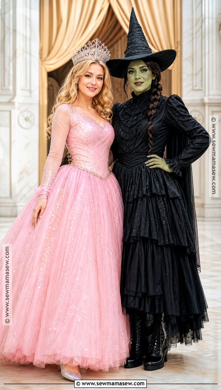 Glinda And Elphaba Costume - 30 best couples costumes creative
