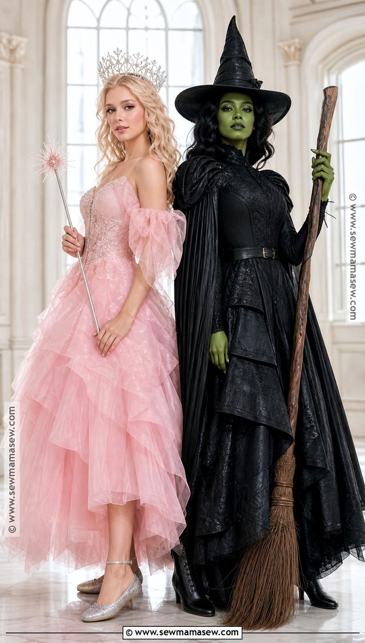 Glinda And Elphaba Costume - 35 female duo costumes