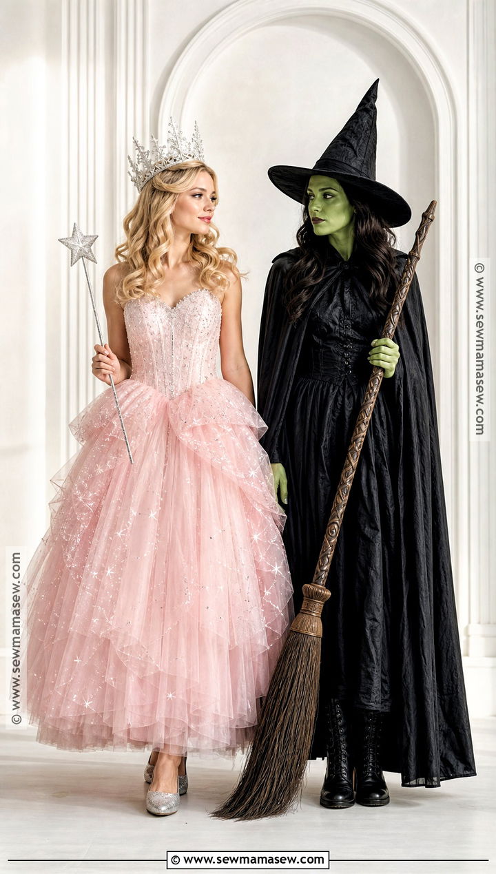 Glinda And Elphaba Costume - 30 2 ppl halloween costumes