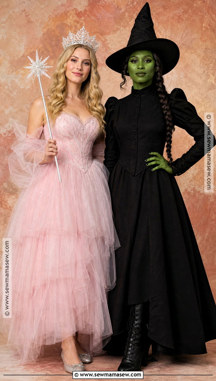 Glinda And Elphaba Couples Costume - 35 cute couples costumes for halloween