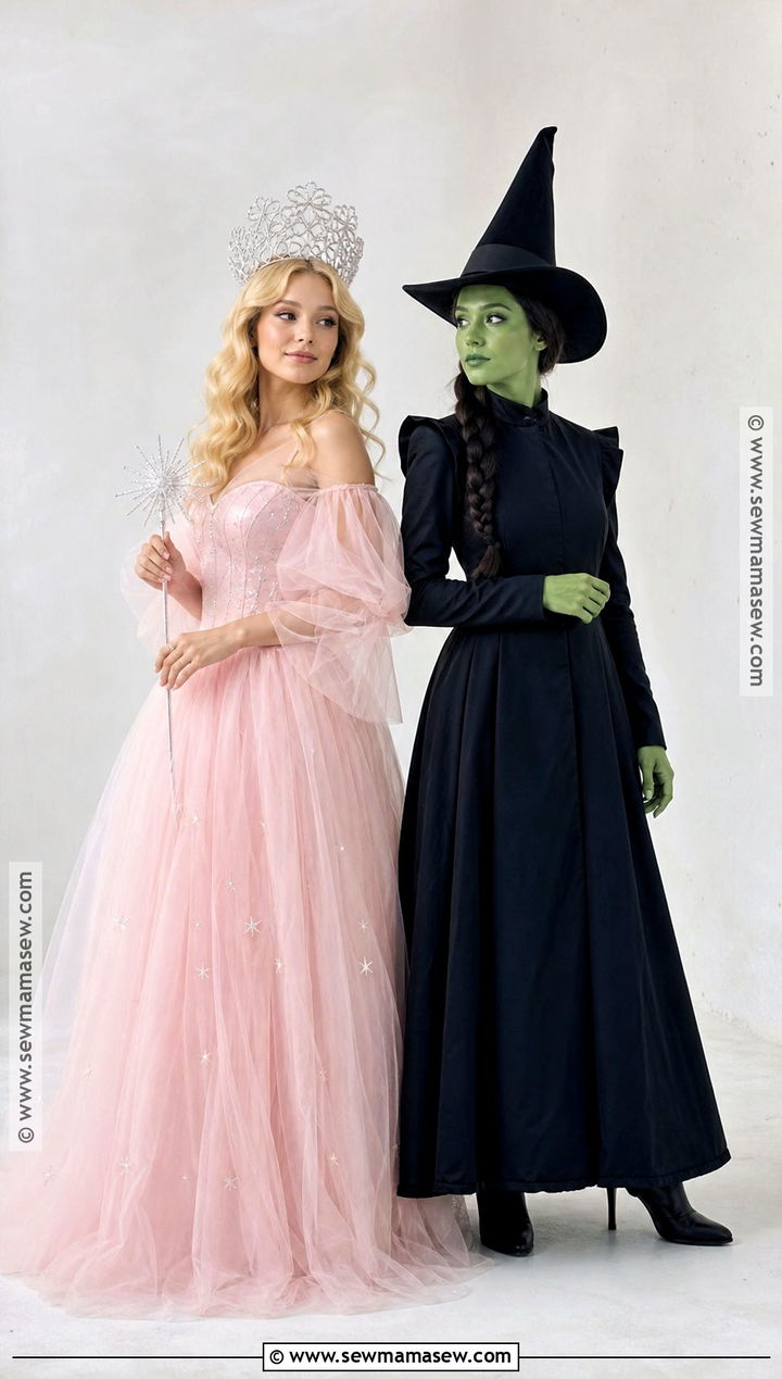 Glinda And Elphaba Duo Costume - 30 duo halloween costume ideas
