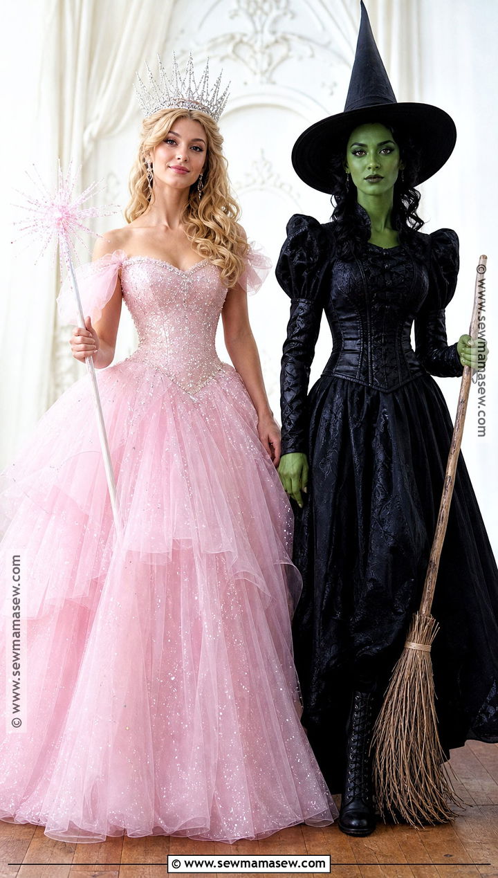 Glinda And Elphaba Duo Costume - 40 halloween costume duo ideas
