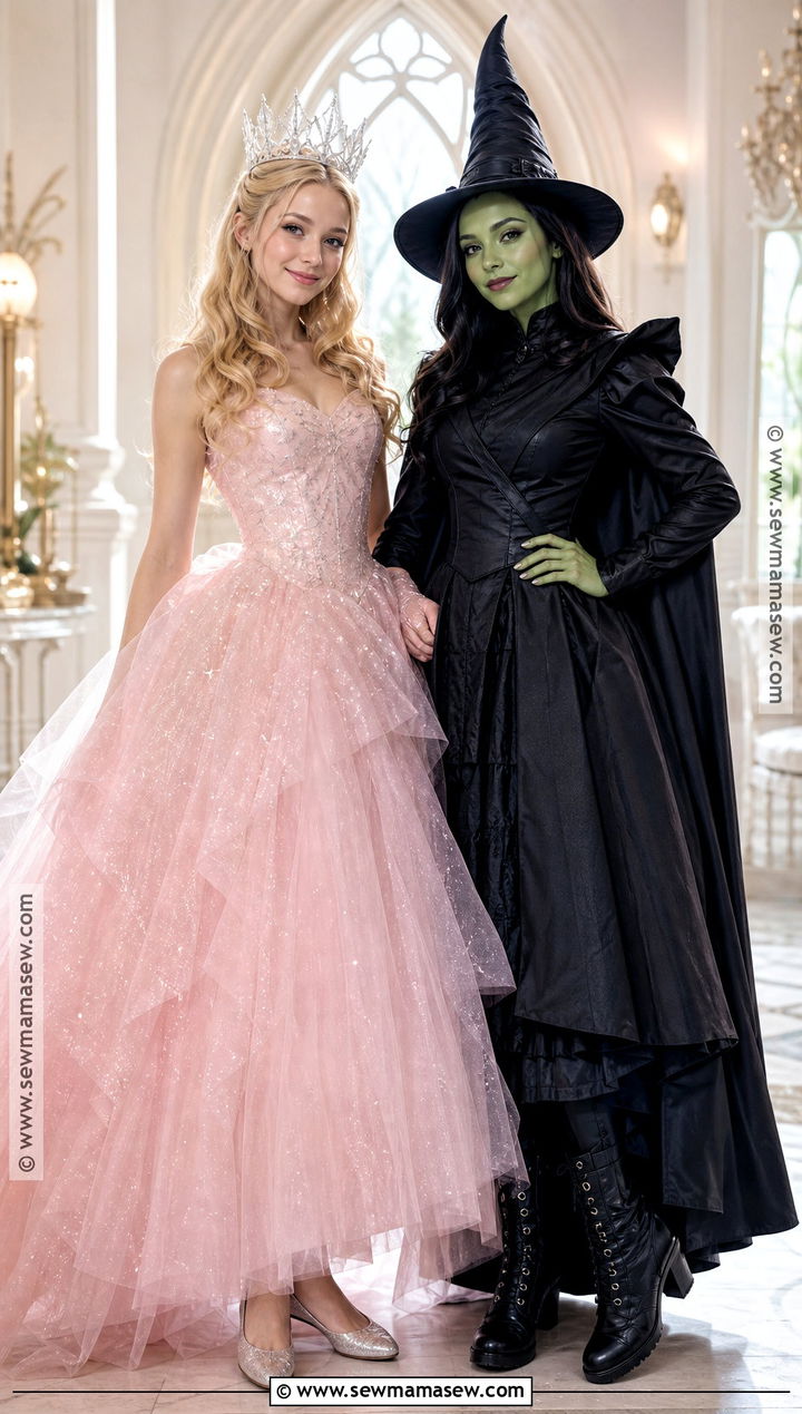 Glinda And Elphaba Duo Costume - 35 duo costumes for girls for best friends