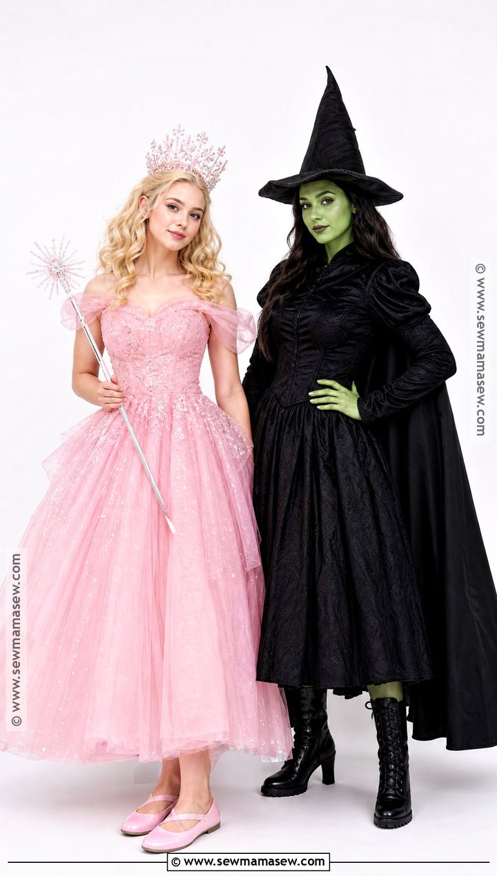 Glinda And Elphaba Duo Costume - 35 girl duo costumes