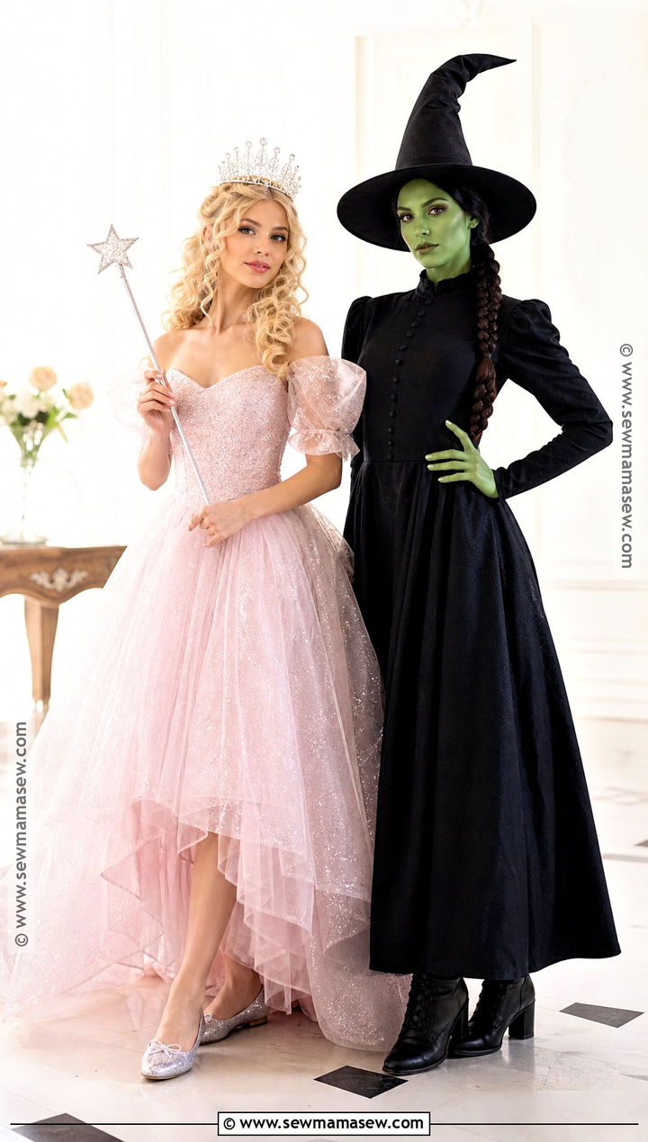 Glinda And Elphaba Duo Costume - 35 halloween costume ideas duo