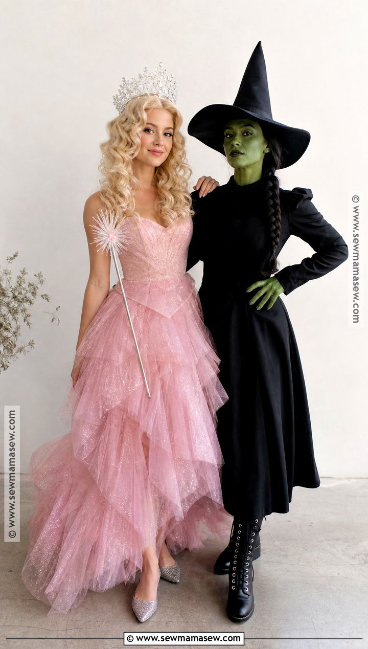 Glinda And Elphaba Friend Duo Costume - 30 friend duo halloween costumes