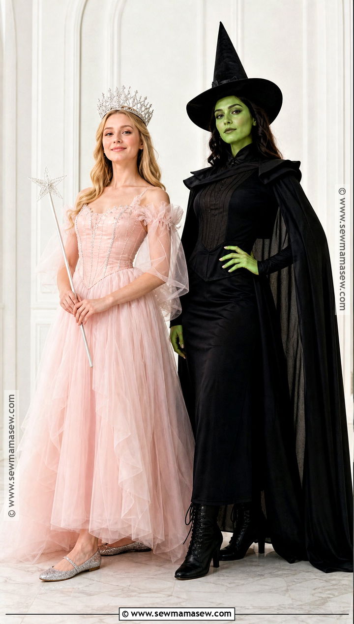 Glinda And Elphaba Wicked Costume - 30 duo halloween costumes bff blonde and brunette