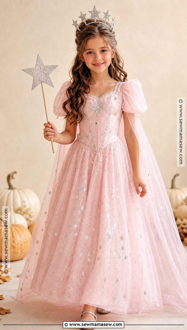 Glinda Good Witch Costume For Girls - 45 girl halloween costumes