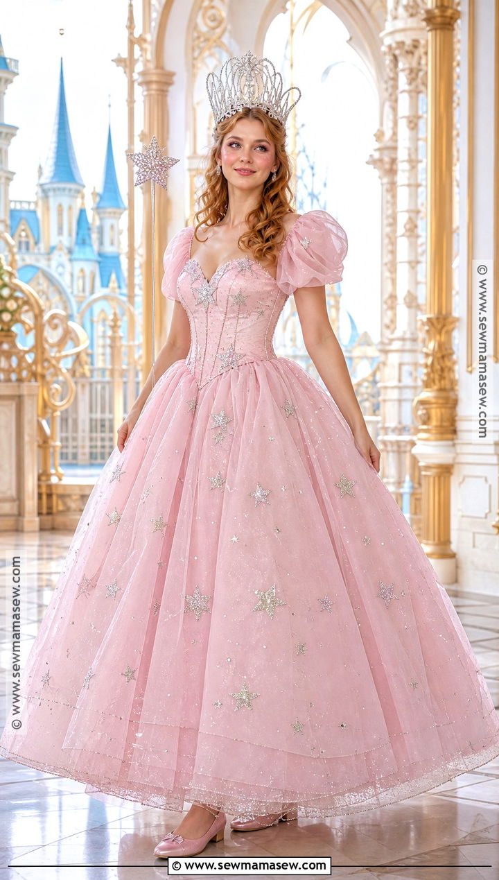 Glinda Pink Cosplay Dress - 30 cosplay dress ideas