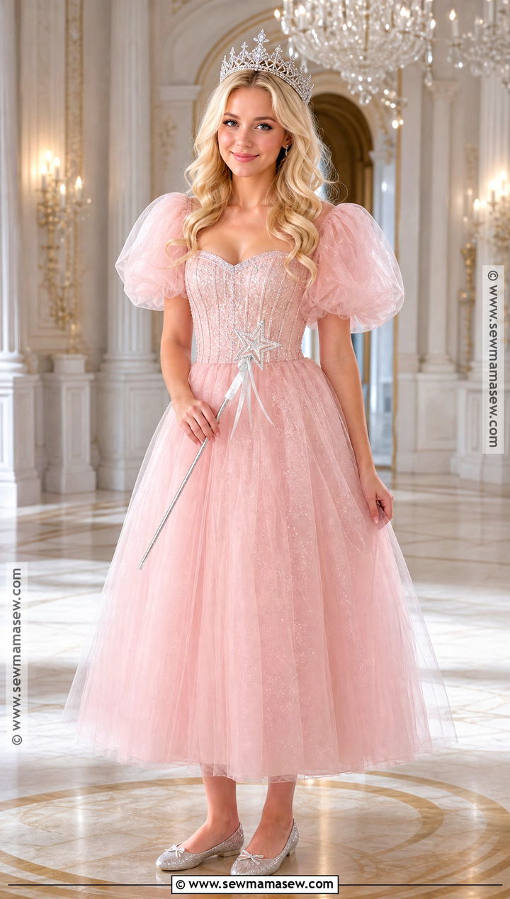 Glinda Pink Witch Costume - 30 halloween costumes blonde hair