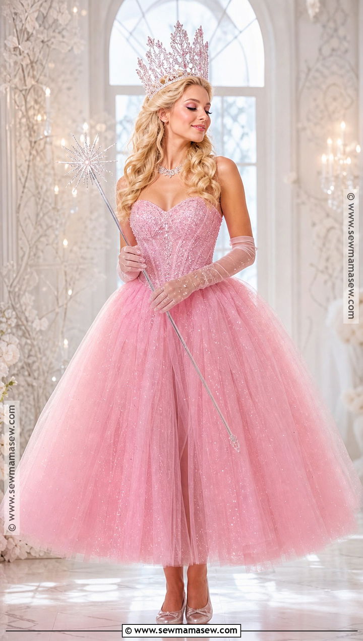 Glinda Pink Witch Costume - 35 female halloween costume ideas