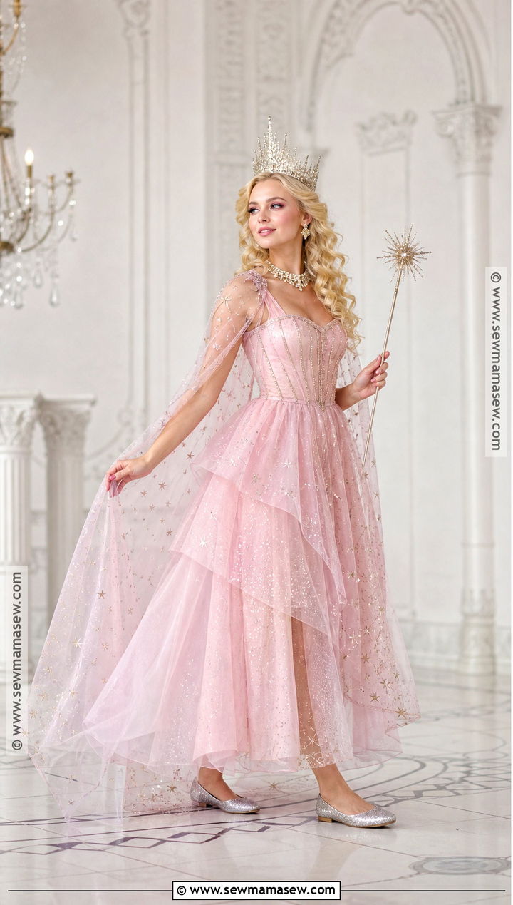 Glinda Pink Witch Costume - 40 halloween costumes blonde
