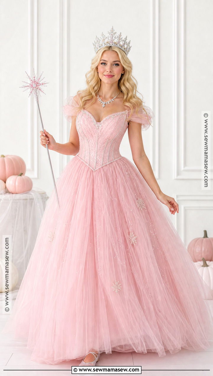 Glinda Pink Witch Costume - 50 blonde halloween costumes