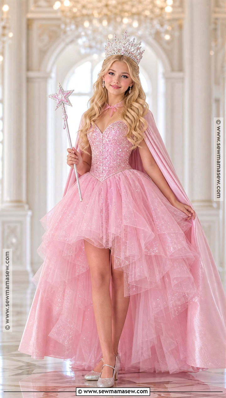 Glinda Pink Witch Costume - 30 Good Halloween Costumes for Teenagers