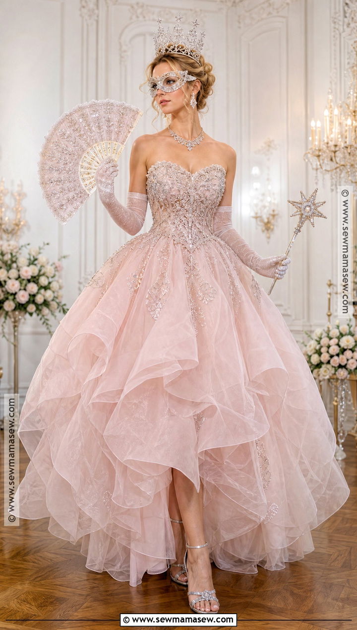 Glinda Wicked Masquerade Costume - 35 Glinda Wicked Costume Ideas