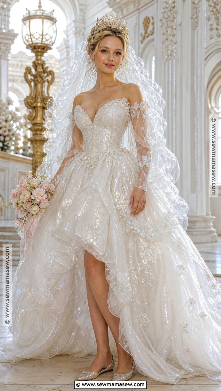 Glinda Wicked Wedding Dress Costume - 35 Glinda Wicked Costume Ideas