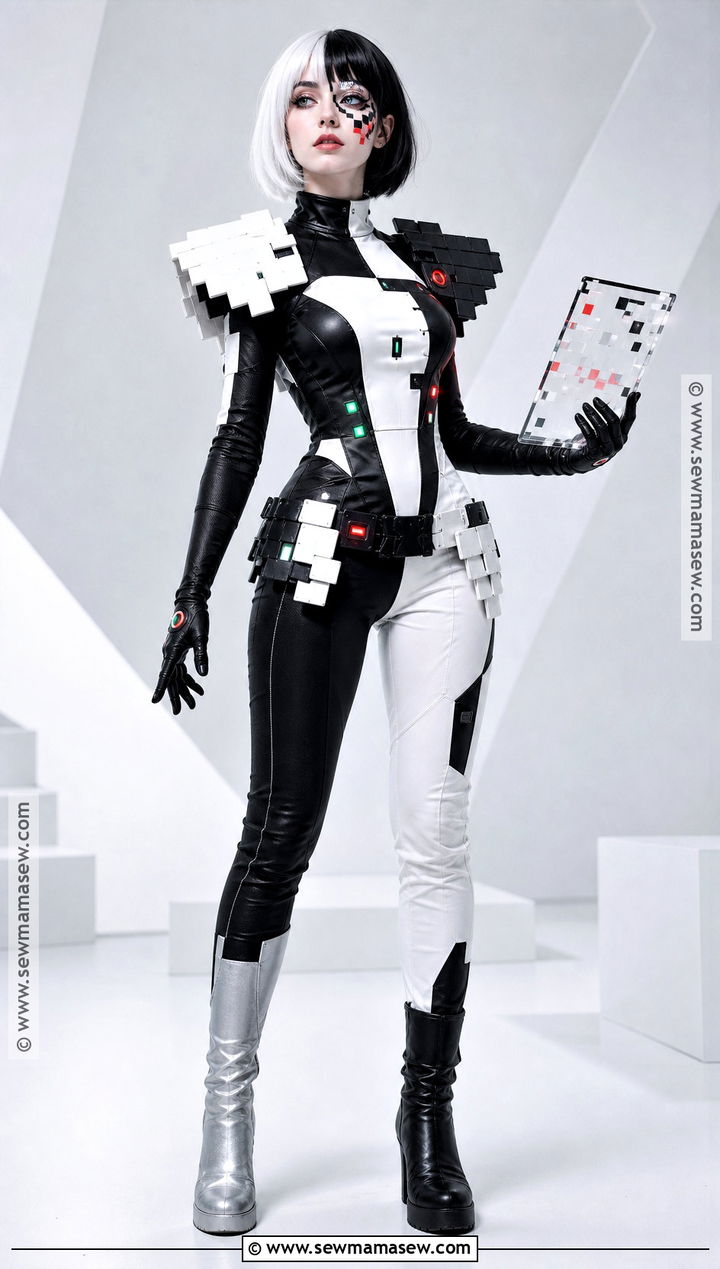 Glitch Android Cyberpunk Cosplay - 35 cyberpunk cosplay ideas