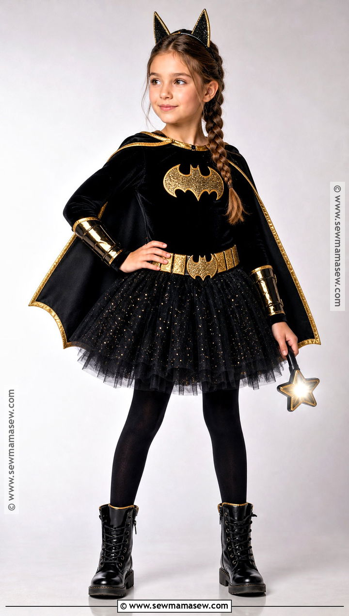 Glitter Batgirl Costume - 35 batman costume ideas for girls