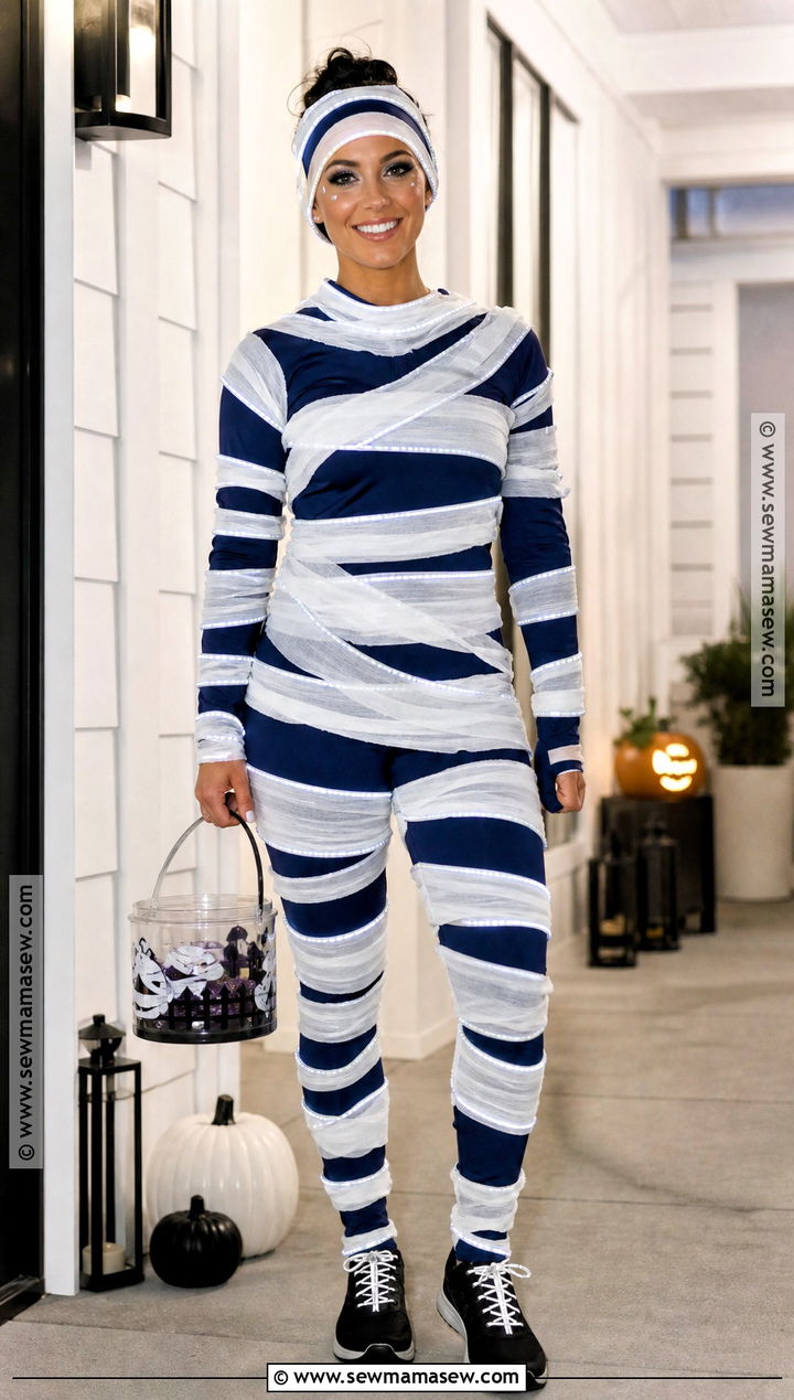 Glow In The Dark Mummy Costume - 40 mummy halloween costume ideas