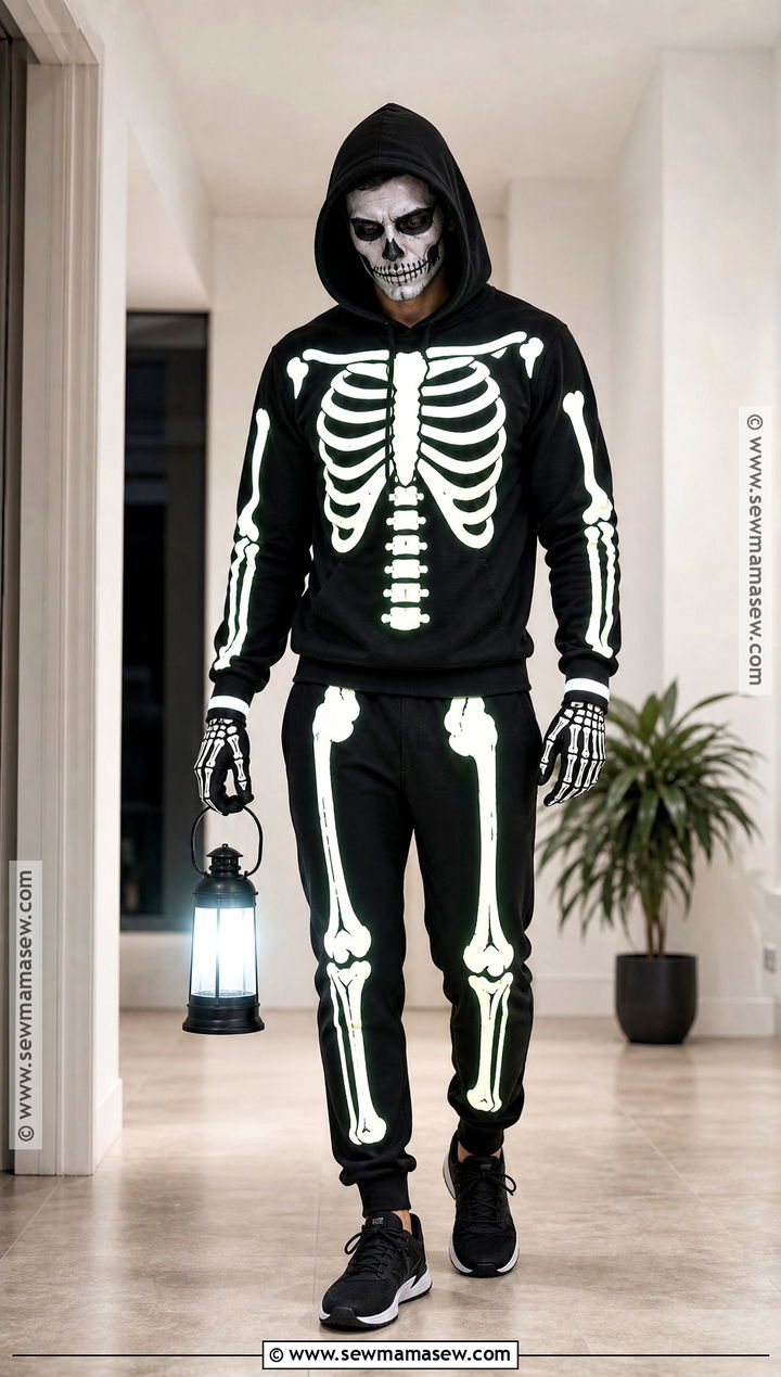Glow In The Dark Skeleton Costume - 40 skeleton costume ideas