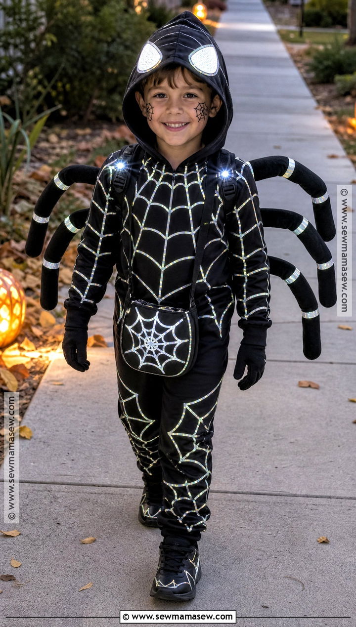 Glow In The Dark Spider Costume - 30 spider costume ideas for kids
