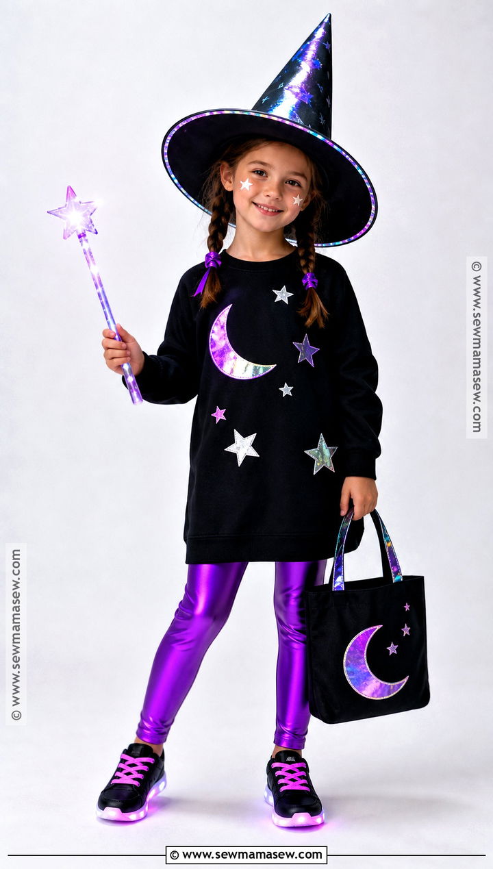 Glow In The Dark Witch Costume - 30 kids witch costume ideas
