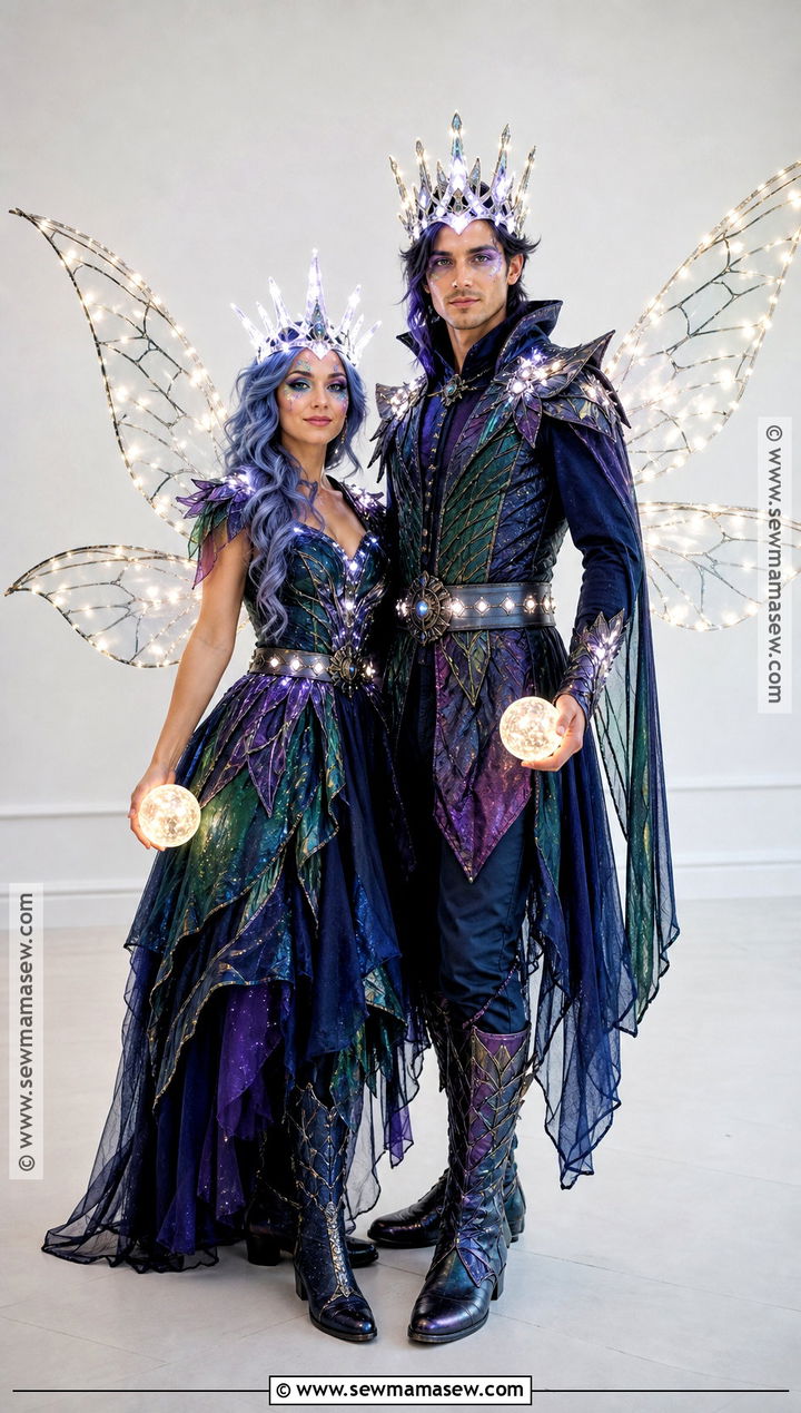Glowing Fairy Couple Costume - 30 fairy couple costume ideas