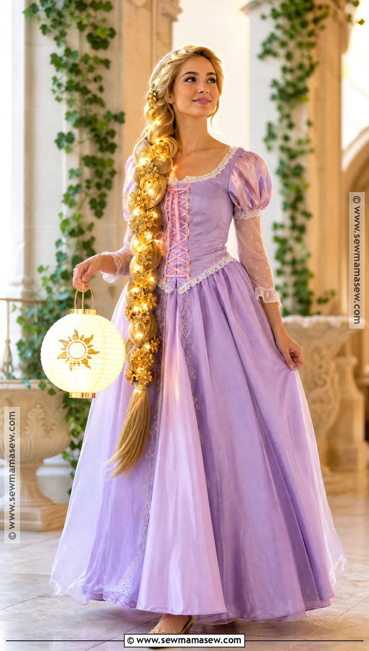 Glowing Hair Rapunzel Costume - 35 rapunzel costume ideas
