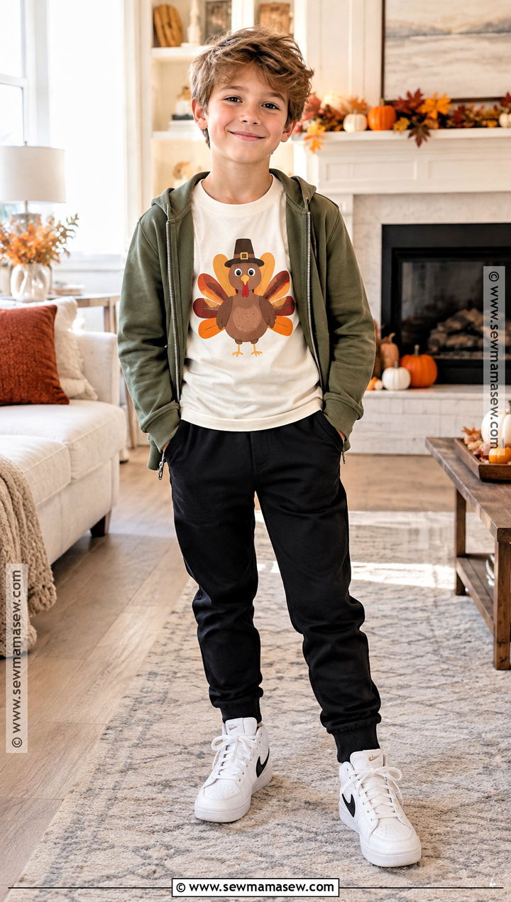 Gobble Till You Wobble Thanksgiving Shirt Outfit - 15 thanksgiving shirt ideas for kids