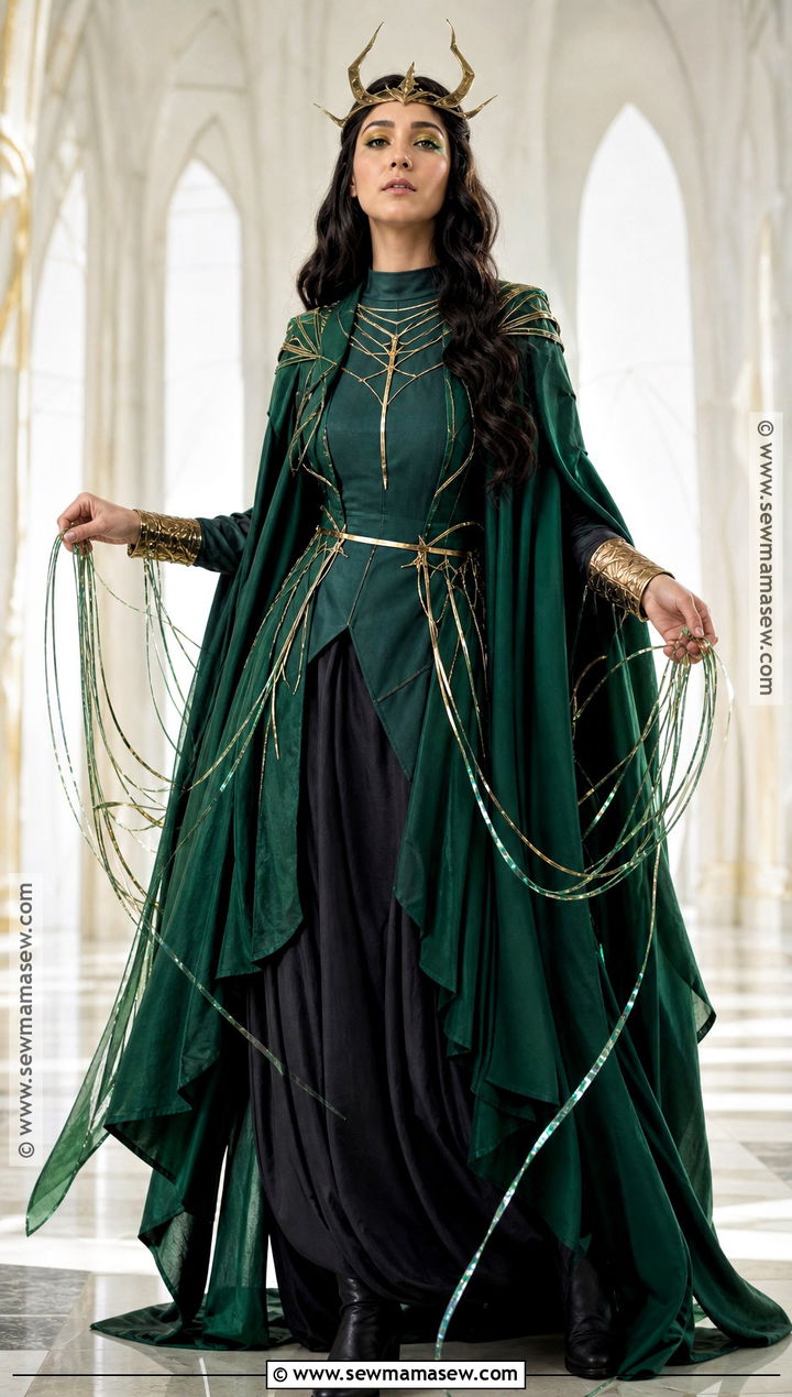 God Of Stories Loki Costume With Timeline Cape - 30 Loki Costume Ideas for Females