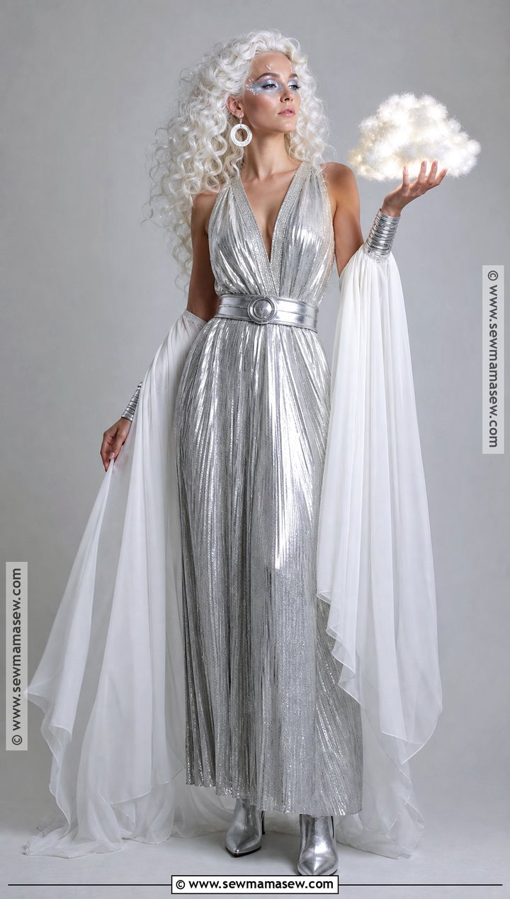 Goddess Storm Cosplay With Silver Dress - 30 storm cosplay ideas