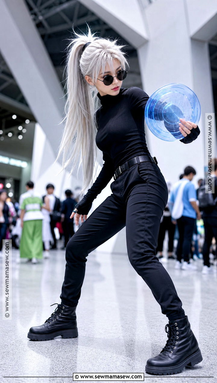 Gojo Cosplay With White Ponytail - 50 gojo cosplay ideas