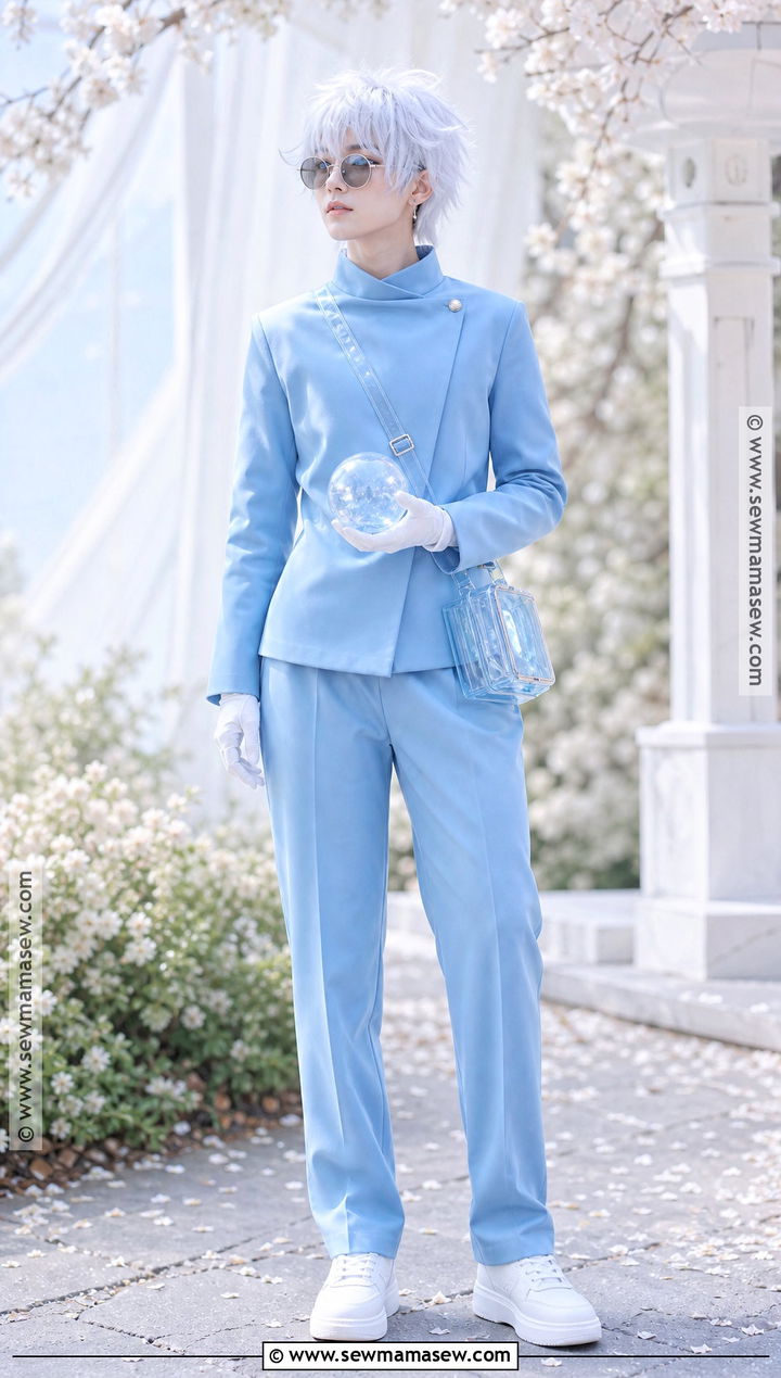 Gojo Satoru Pastel Blue Cosplay - 40 Gojo Satoru Cosplay Ideas