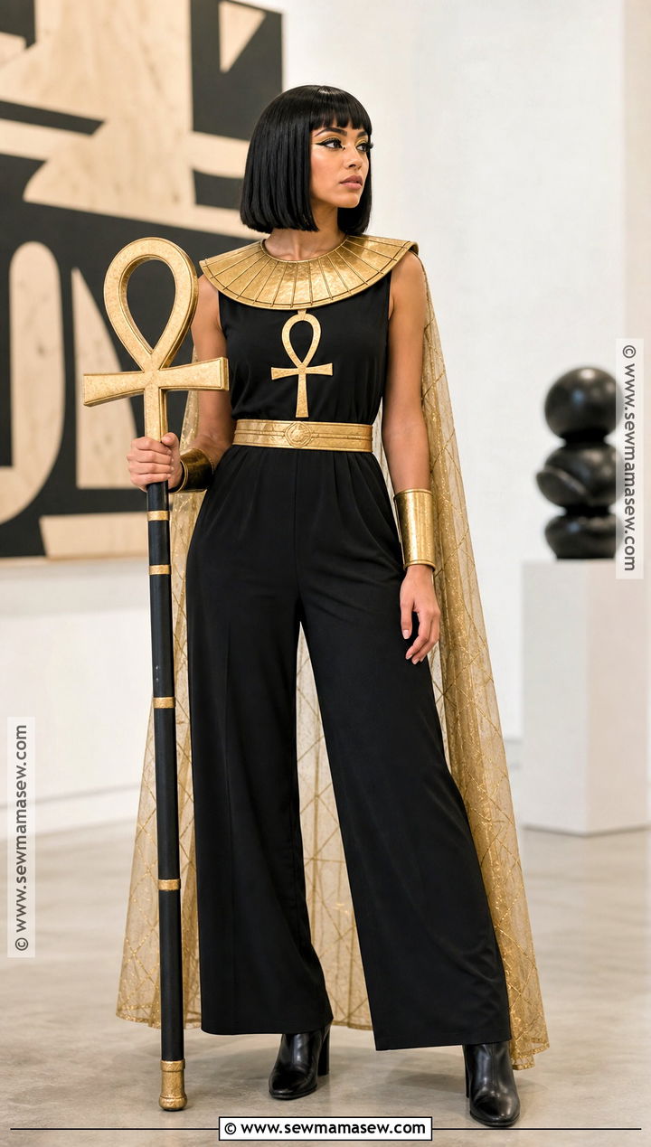 Gold Ankh Costume - 30 Egypt Costume Ideas for Women