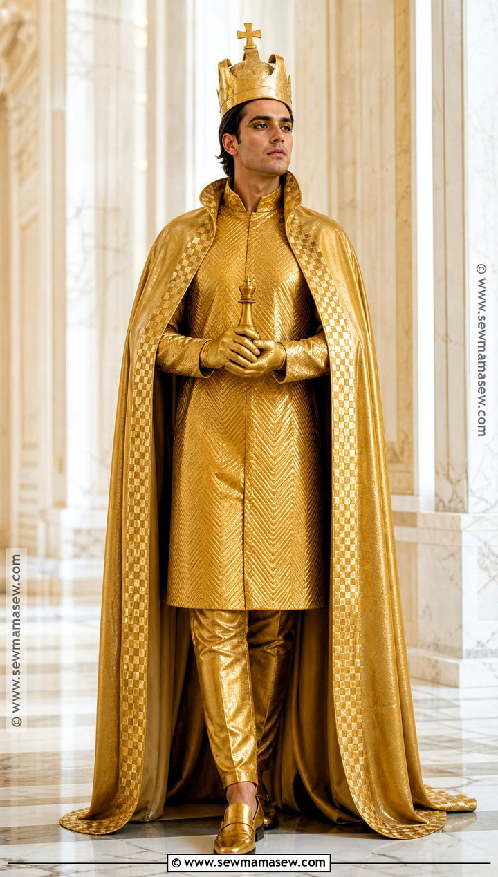 Gold Chess King Costume - 30 chess costume ideas