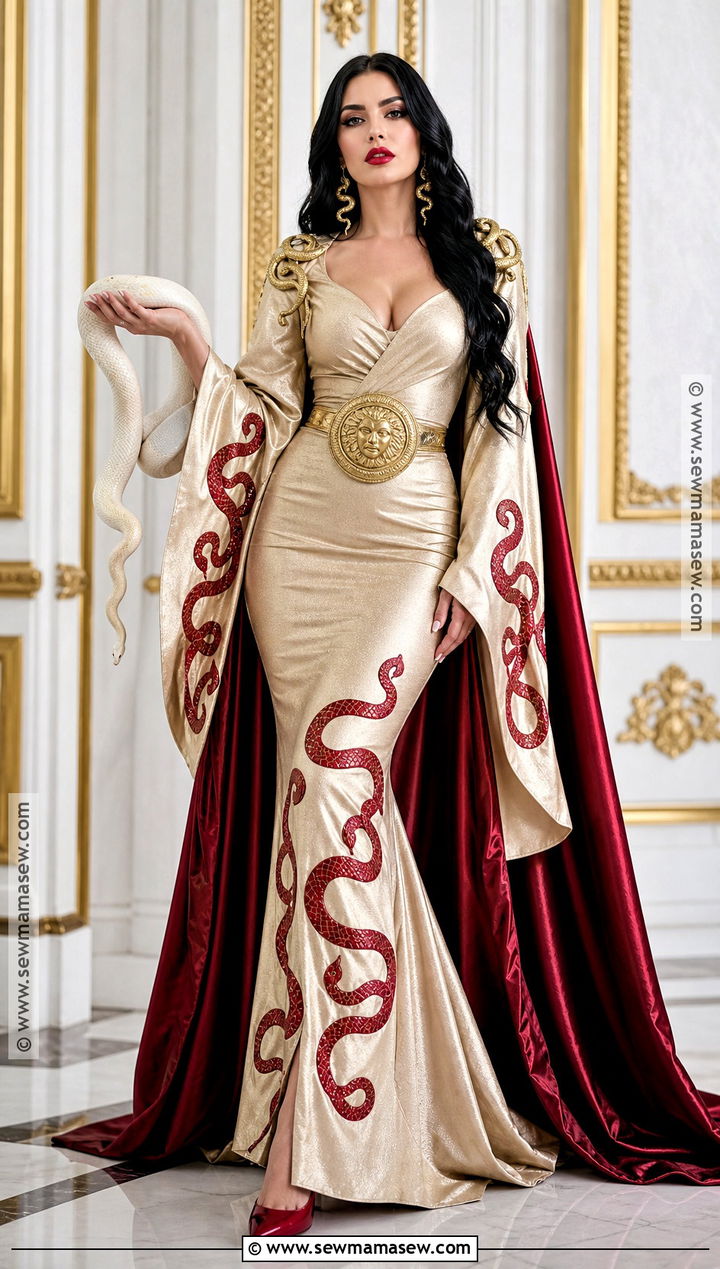 Gold Dress And Red Cape Boa Hancock Cosplay - 30 Boa Hancock Cosplay Ideas