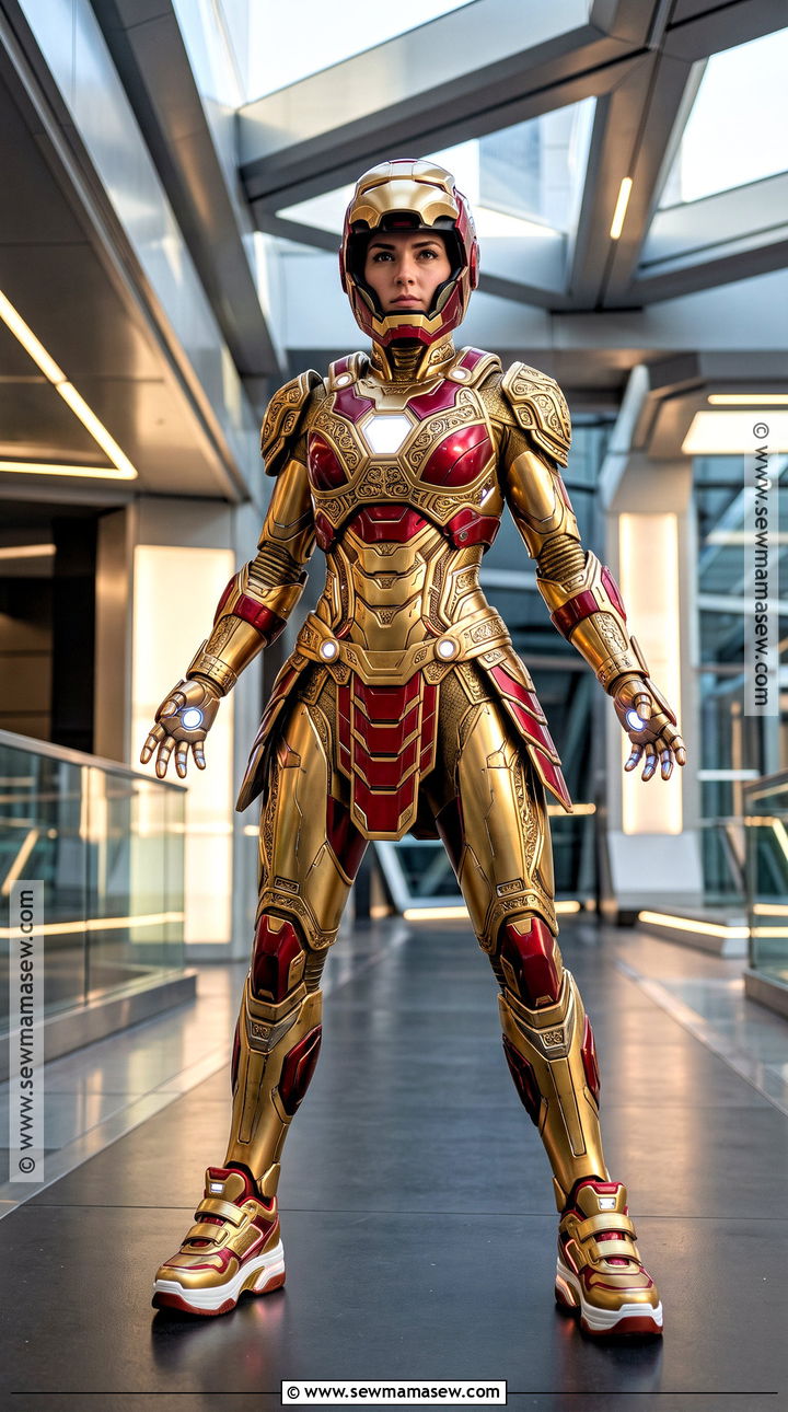 Gold Mark 42 Iron Man Costume - 30 Iron Man Costume Ideas for Women