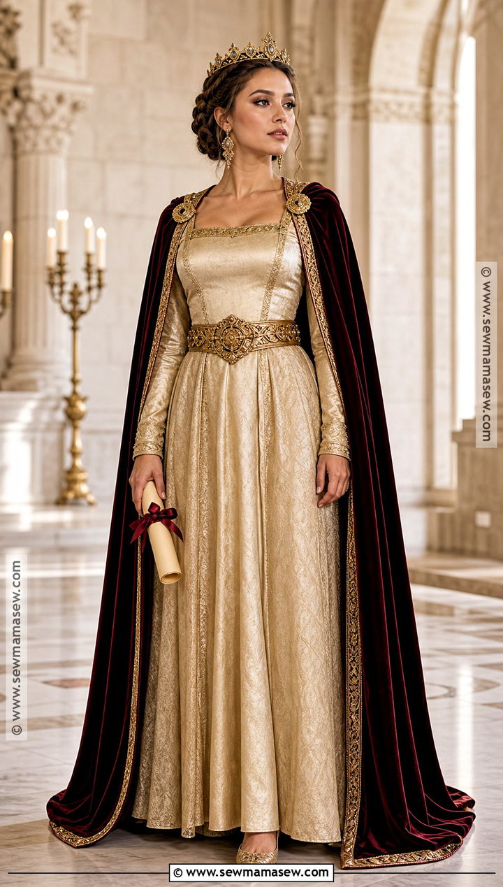 Gold Medieval Queen Princess Costume - 35 medieval princess costume ideas