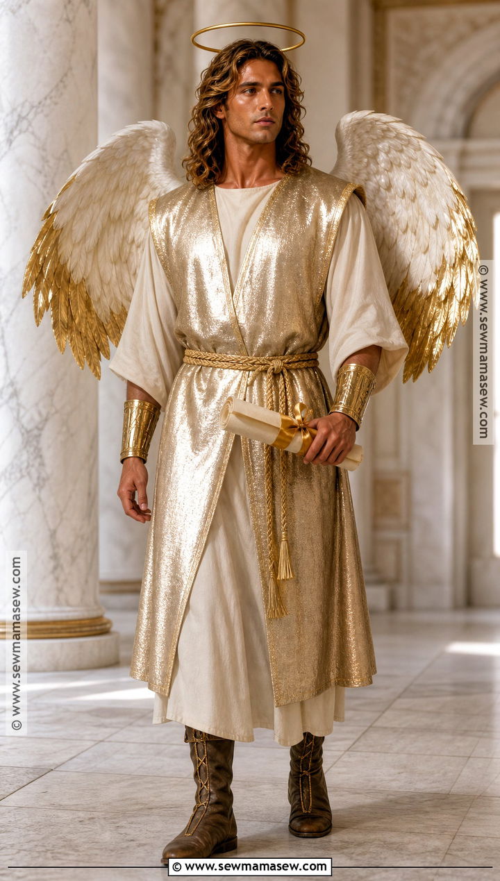 Gold Messenger Biblical Angel Costume - 30 Biblical Angel Costume Ideas